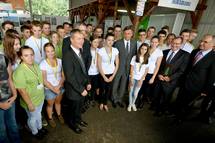 22. 8. 2015, Gornja Radgona – Predsednik Pahor slavnostno otvoril 53. Mednarodni kmetijsko-ivilski sejem (Tamino Petelinek/STA)